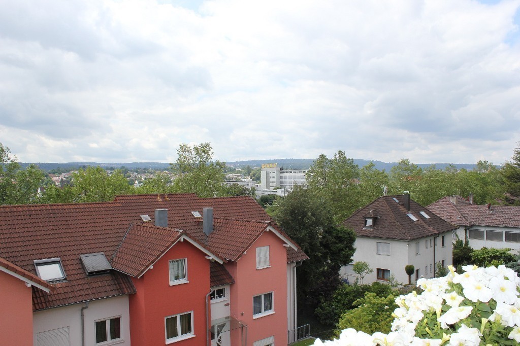 Aussicht vom Balkon