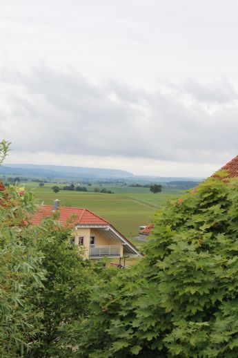 Blick vom Balkon