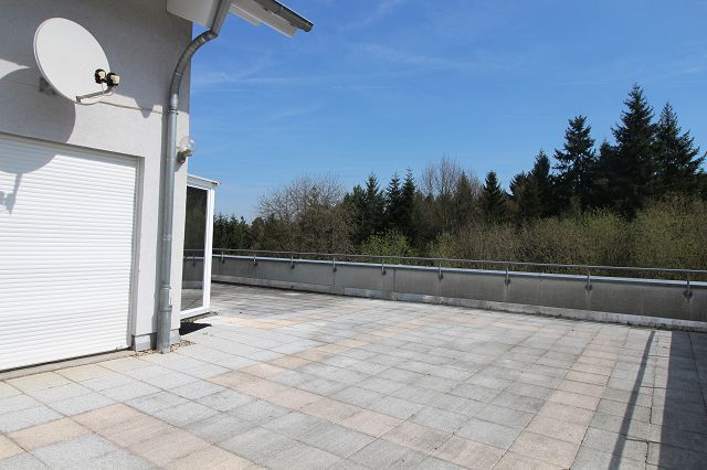 riesige Dachterrasse 