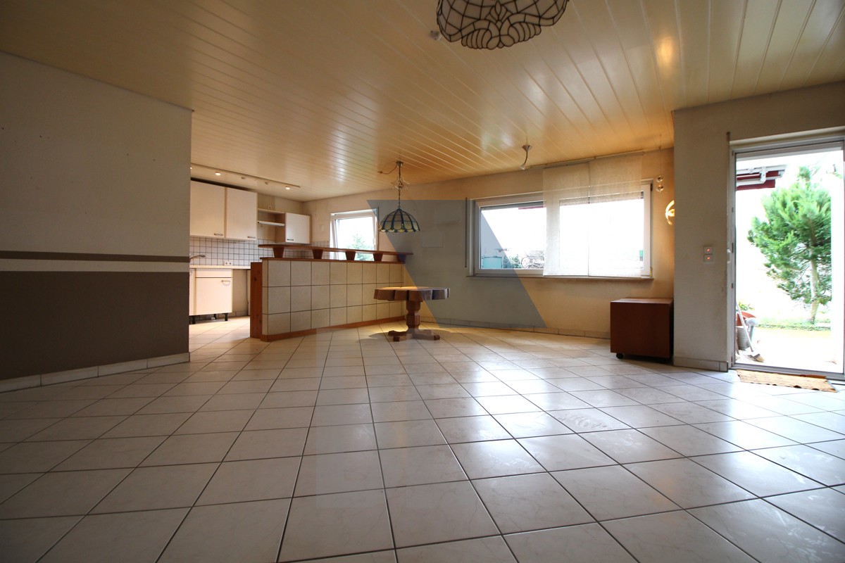 Offene Küche mit Wohnzimmer